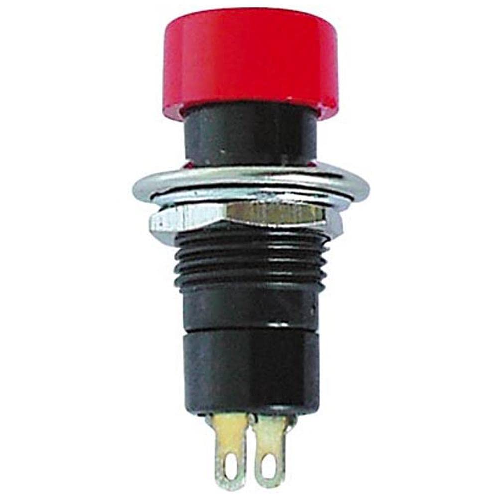 Push button switch off-(on) red