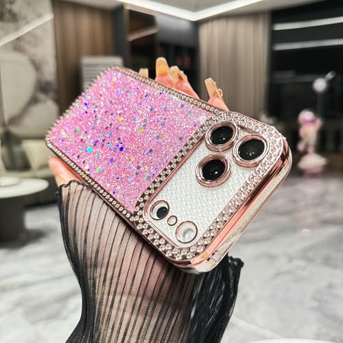 Coque iPhone 17 Pro Max brillante rose idée cadeau anniversaire - 2