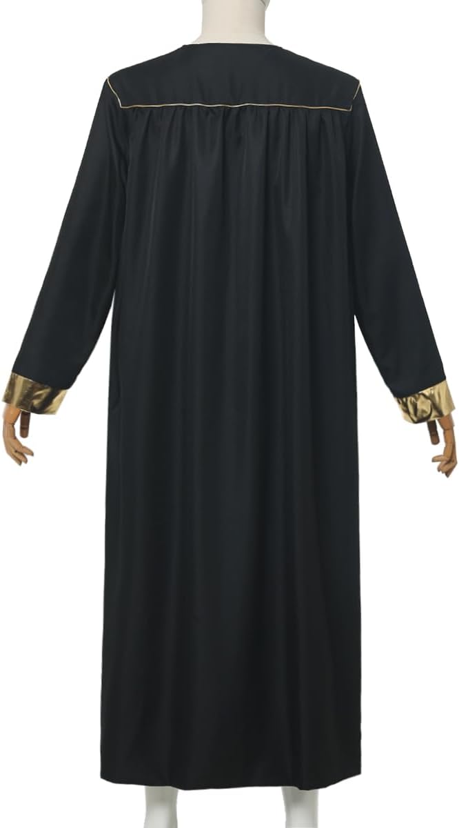 Church Men's Clergy Robe Cassock Priest Choir Praise Worship Robe - Image 7