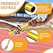 Archerest 4PCS Track Field Relay Baton, Aluminum Alloy Field Race Running Batons Suitable for Outdoor Sports Practice Athlete Tool, Corrosion Resistant Track and Field Equipments