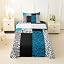 Black Teal Blue