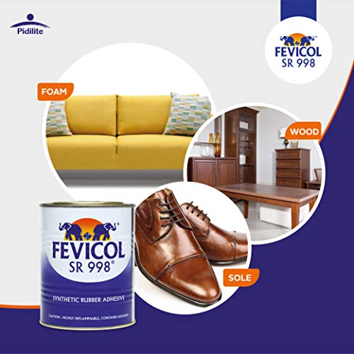 Image of Fevicol SR 998, 100 ml | Best for Rubber, Fabric & Leather Furniture, Plywood, Lamination, Packaging, Crafts, DIY, Metal & Wood Bonding, Water & Heat Resistant, Fast Setting, Strong Durable Bond