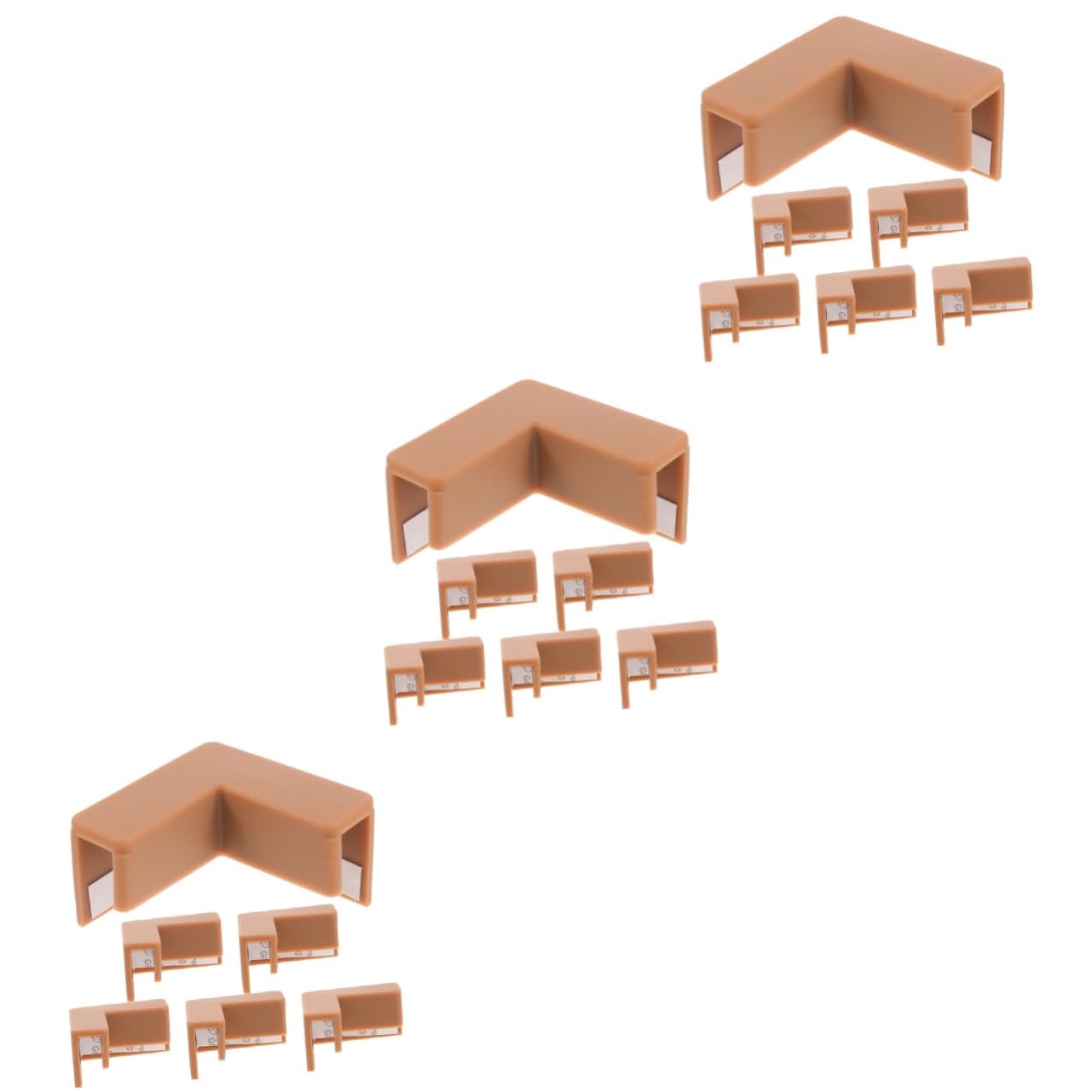 TOYANDONA Niños 18 Protectores De Borde De Esquina De Mesa Anticolisión Arnés para Mascotas Muebles De Bebé Bolsas De Hielo para Lesiones Protectores De Tanque De Parachoques De