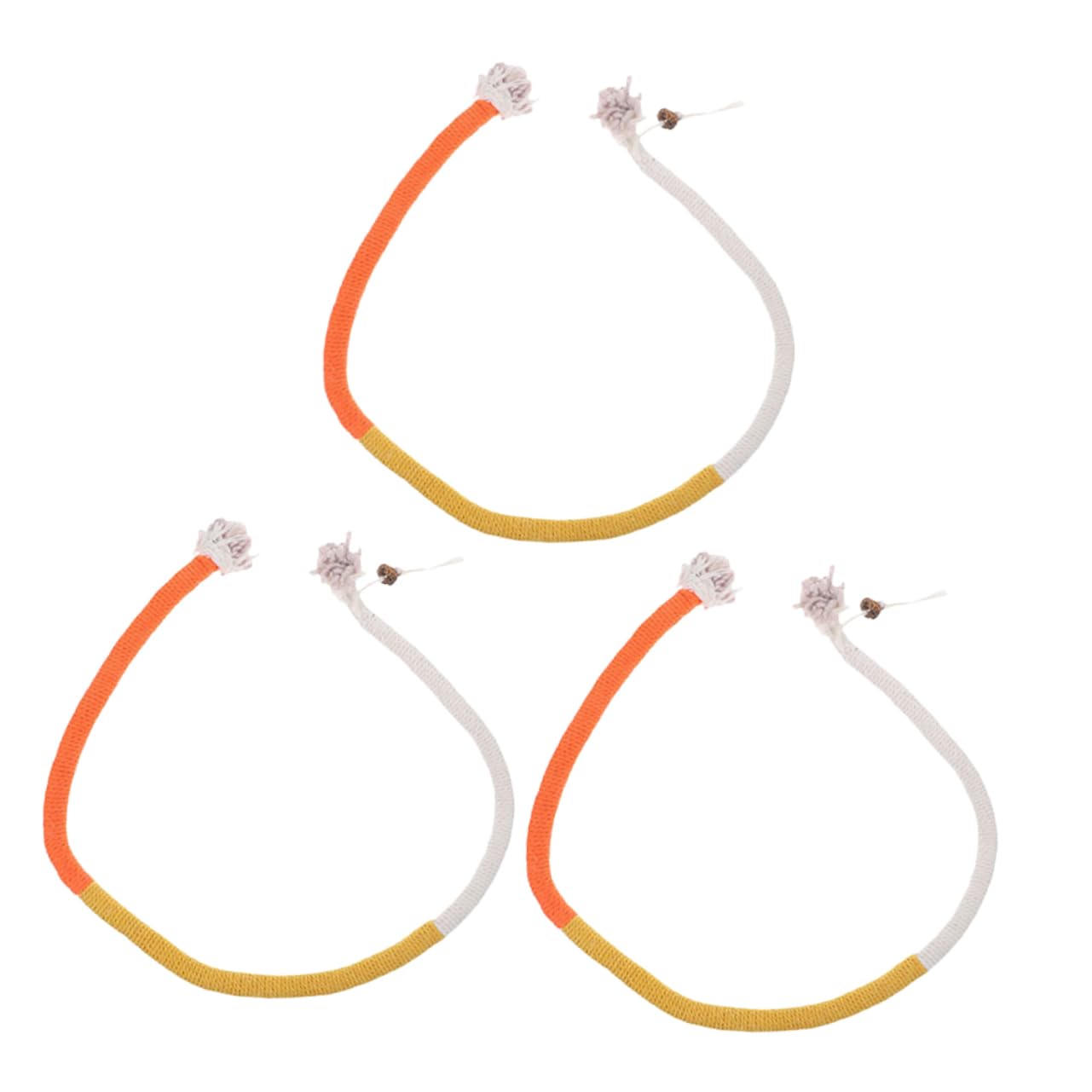 Yardwe3pcs Cat Chewing Rope Kitten Toys Cat for Cats Small Toy for Cats Cat Teeth Grinding Playthings Cats Chew Rope Cotton Rope Plaything Cat Grip Toys Molar Catnip Toy Cat