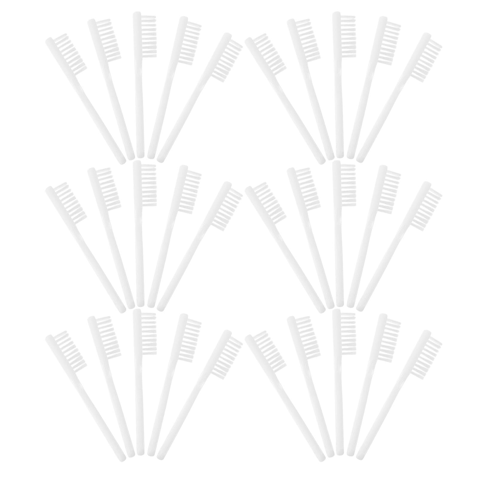 Spazzolino da Denti Manuale Setole Morbide e Manico Corto Antiscivolo 100 Pezzi per Igiene Orale in Carcere Design Compatto Ergonomico per Uso Istituzionale e Viaggi