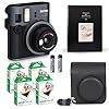 Fujifilm Instax Mini 41 Instant Camera Vintage Black. + Fujifilm Value Pack (40 Sheets) + Shutter Accessories Bundle, Includes Vintage Style Compatible Carrying Case, Black Photo Album 64 Pockets