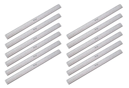 Couteau à découper règle aluminium 50 cm argent Westcott E-10113 I 00 lot 12