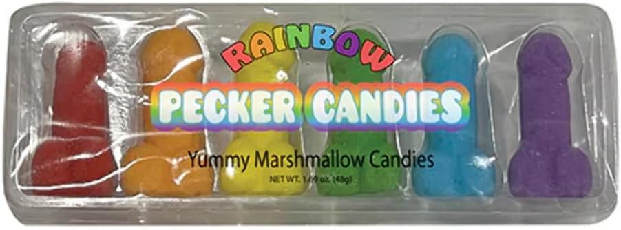 Pecker Marshmallow Rainbow Candies
