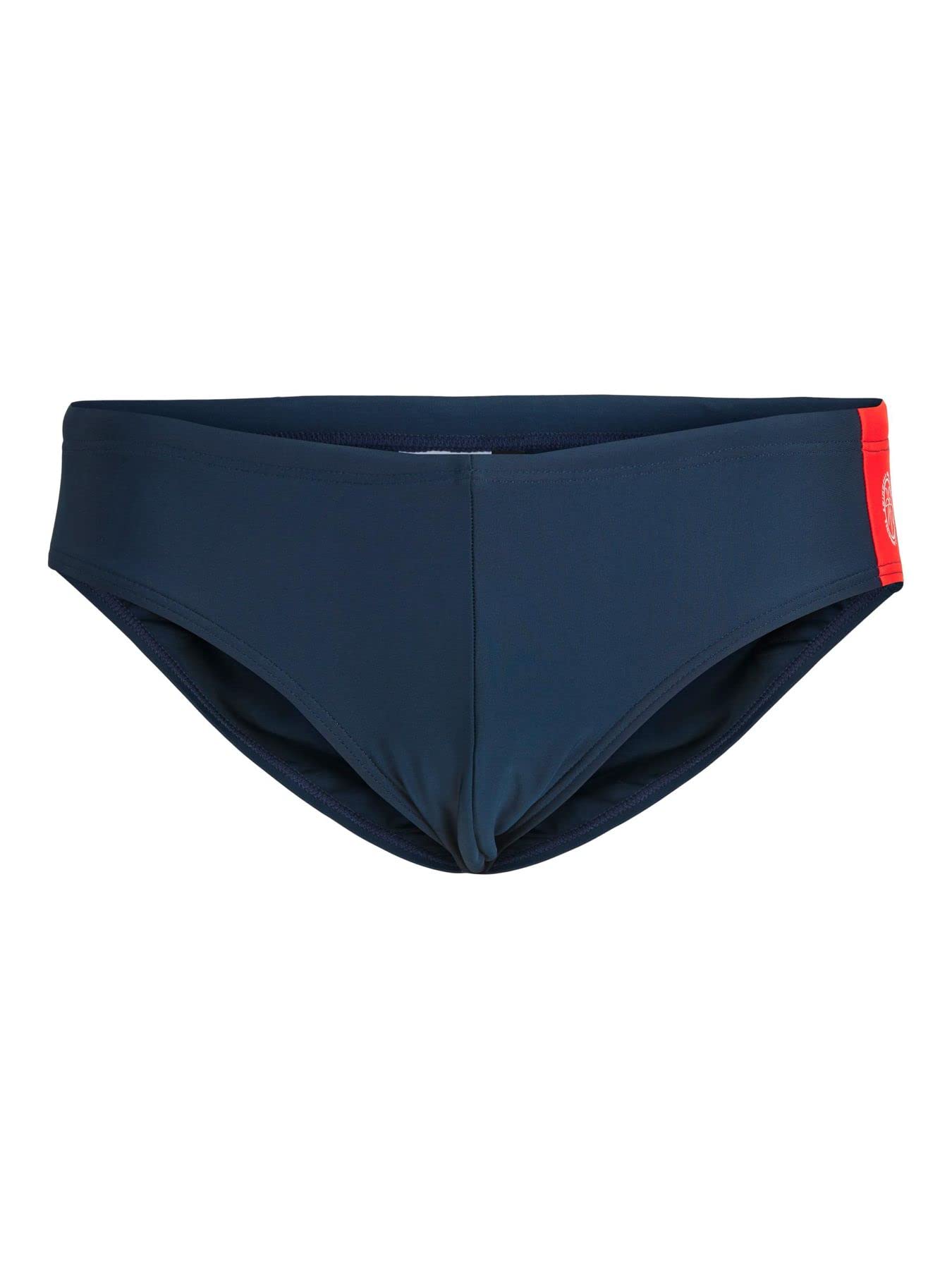 JACK & JONES JPSTIBIZA Men's Swim Trunks Solid Swim Shorts, Navy Blazer, S, Blazer Navy, S