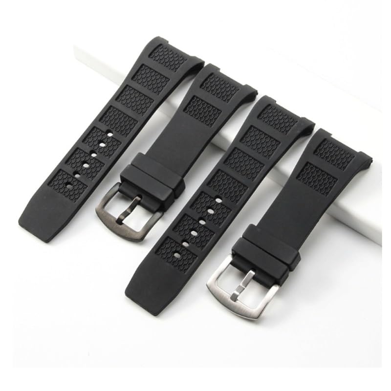 Bracelet de montre en silicone for, compatible avec les accessoires 30 x 16 mm