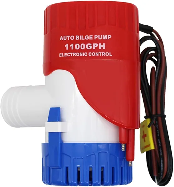 YQMIGU Automatic Bilge Pumps For Boats 12V,1100GPH Flow Rate, Simple And Reliable Design, Suitable For Yachts, Fishing Boats, And Waterlogged Areas In Households