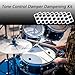 CashBeat 48Pcs Drum Dampeners, Black Silicone Gel Pads, Soft Drum Silencers Mute for Snare Tom Drums Cymbals, Tone Control Damper Dampening Kit