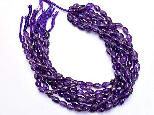 Améthyste naturelle 8x12mm en perles briolette pour remplacer les imitations en plastique