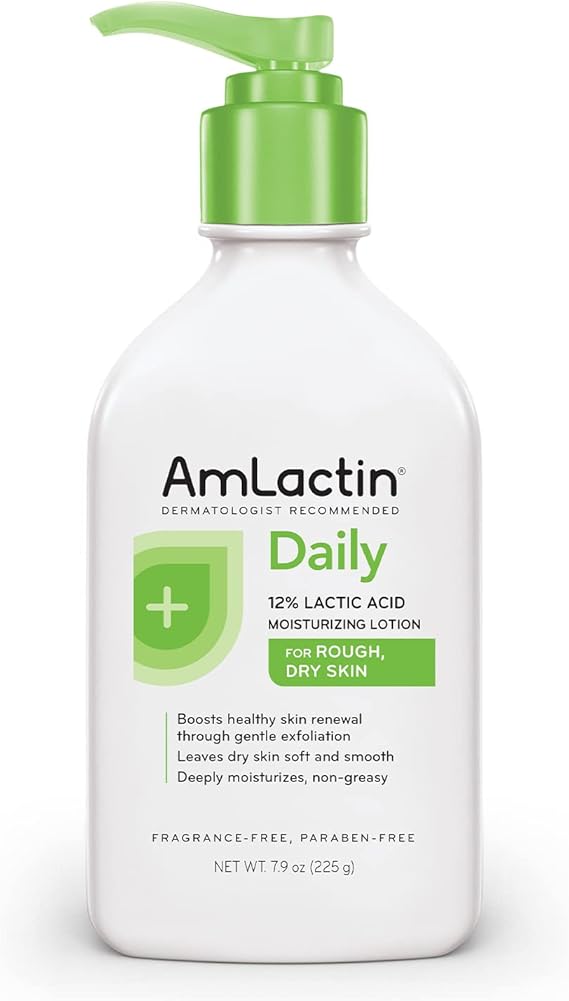 AmLactin Daily Moisturizing Lotion for Dry Skin 7.9 oz Pump Bottle