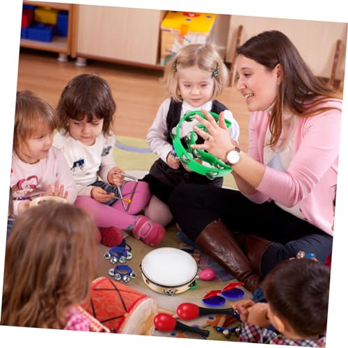 SAFIGLE 14 Peças Mochilas Infantis De Percussão Orff Instrumentos Musicais Para Crianças Estojo Para
