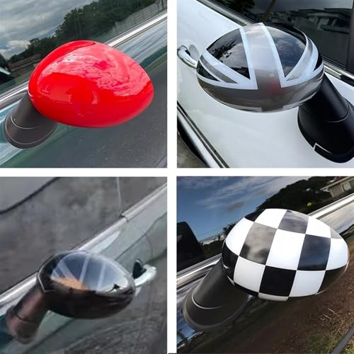 Coques de rétroviseur de voiture Black Flag Shell pour masquer rayures Mini R55 - 3