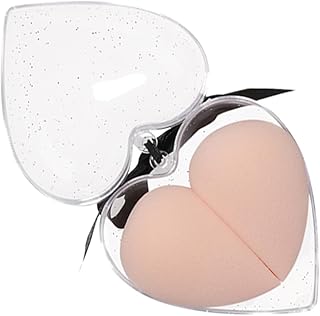 1 caja de esponjas cosméticas en forma de cor...
