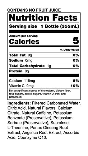 UPTIME – Mango Pineapple - Sugar Free (12 Pack), Premium Energy Drink, 12oz Bottles, Natural Caffeine, Sparkling, Natural Flavors, 5 Calories…