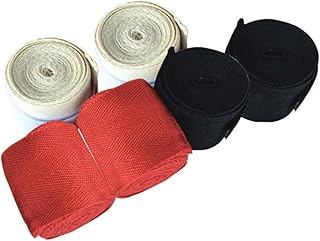 Toddmomy 6Pcs Ataduras Elásticas Envoltórios De Mão Envoltórios De Mão De Boxe Envoltórios De Mão Para Boxe Para Esticar Bolsa De Mão Luvas De Equipamento De Proteção Envoltórios De Mão De