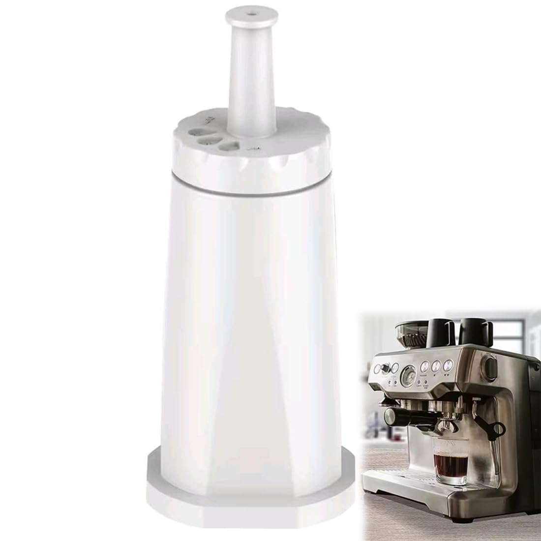 FiTspi Water Filter Replacement for Sage Coffee Machines, BES008 Softener Cartridge Compatible with Barista Express, Pro, Touch, Oracle, Bambino Plus, SES875, SES878, SES880, SES920, SES980, SES990