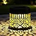 Smart Solar Light - Weatherproof Hollow Lamp, Outdoor Decorative Lamp with Classic Look, Garden Accessory Sturdy Material, Lighting Tool Portable Build, Home Use for Greenery Patio Yard Pathway