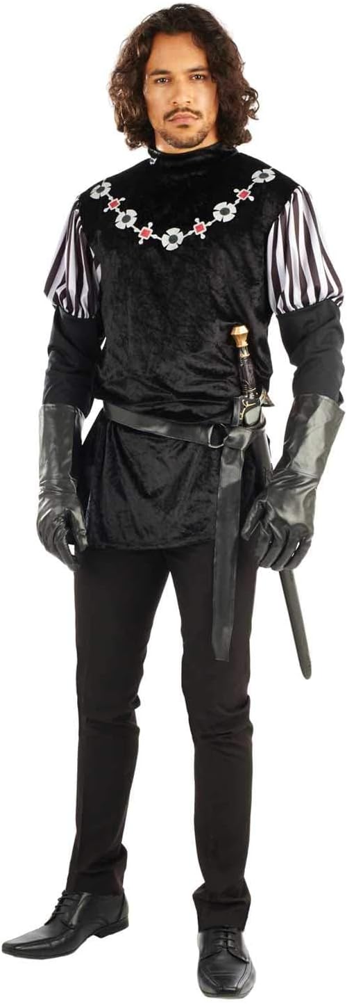 fun shack Sheriff Of Nottingham Costume For Men, Knight Costume, Male Medieval Outfit, Mens Medieval Attire