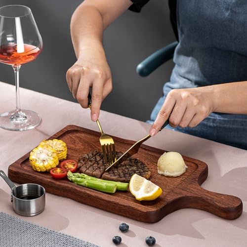 Plateau de rangement de bureau et planche de bois à steak - 3