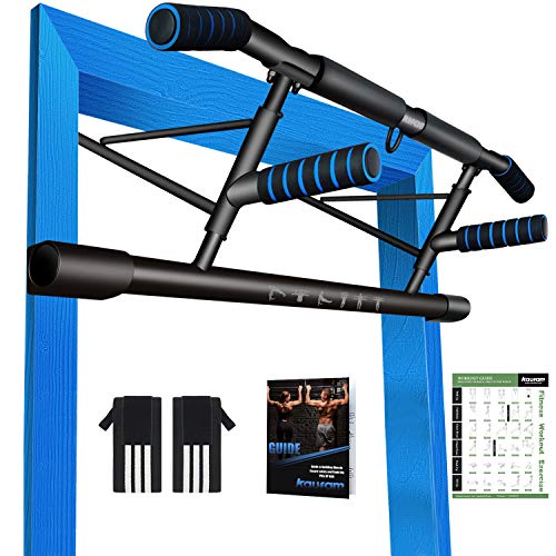 2020 Upgraded Portable Pull Up Handles for Doorframe, Chin Up Bar Handles - Home Gym Exercise Equipment for Indoor/Outdoor/Travel Strength Training, Holds up to 330 lbs Workout Hardware£¨US Patent£ - Home Fitness Guru 2020 Upgraded Portable Pull Up Handles for Doorframe, Chin Up Bar Handles - Home Gym Exercise Equipment for Indoor/Outdoor/Travel Strength Training, Holds up to 330 lbs Workout Hardware£¨US Patent£