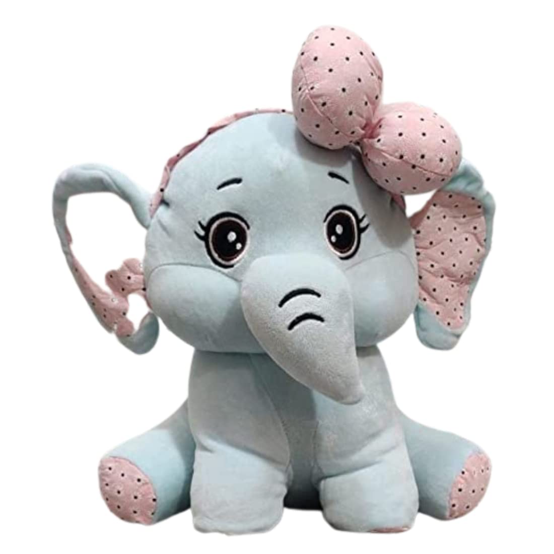 Swaras Store Elephant Soft Toy | Cuddly Plush Elephant Soft Toy | Birthday Gift (40 cm, Blue) (B0BHWVZJQG) Amazon Price History, Amazon Price Tracker