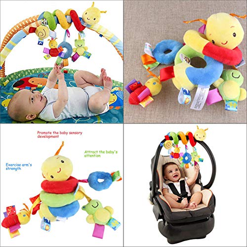 STOBOK Baby wieg hangen rammelen: autostoel spoor spiraal wieg cot speelgoed bed infant wandelaar speelgoed Pram hangend… - Image 8