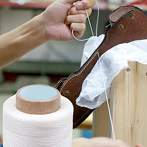 Colorful 284Yards Leather Sewing Waxed Thread-Practical Long Stitching Thread For Leather Craft Diy/Bookbinding/Shoe Repairing/Leather Projects #TOP2