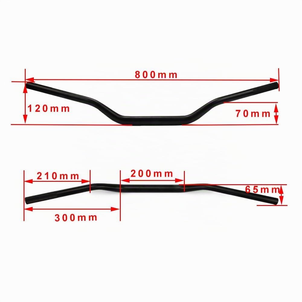 Barres de poignée de Guidon de Moto de 1 1/8 "28mm- Orange | pour SX EXC EXCF SX SX SXS XC XCR XCW XCF