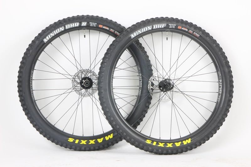 29 Inch Plus Fat Bike Sun Ringle Duroc 40 Novatec Thru Axle Wheel Set 197mm x 150mm PG Cassette Minion DHR DHF ll 29 x 3.0 Tire and Tubes Rotors