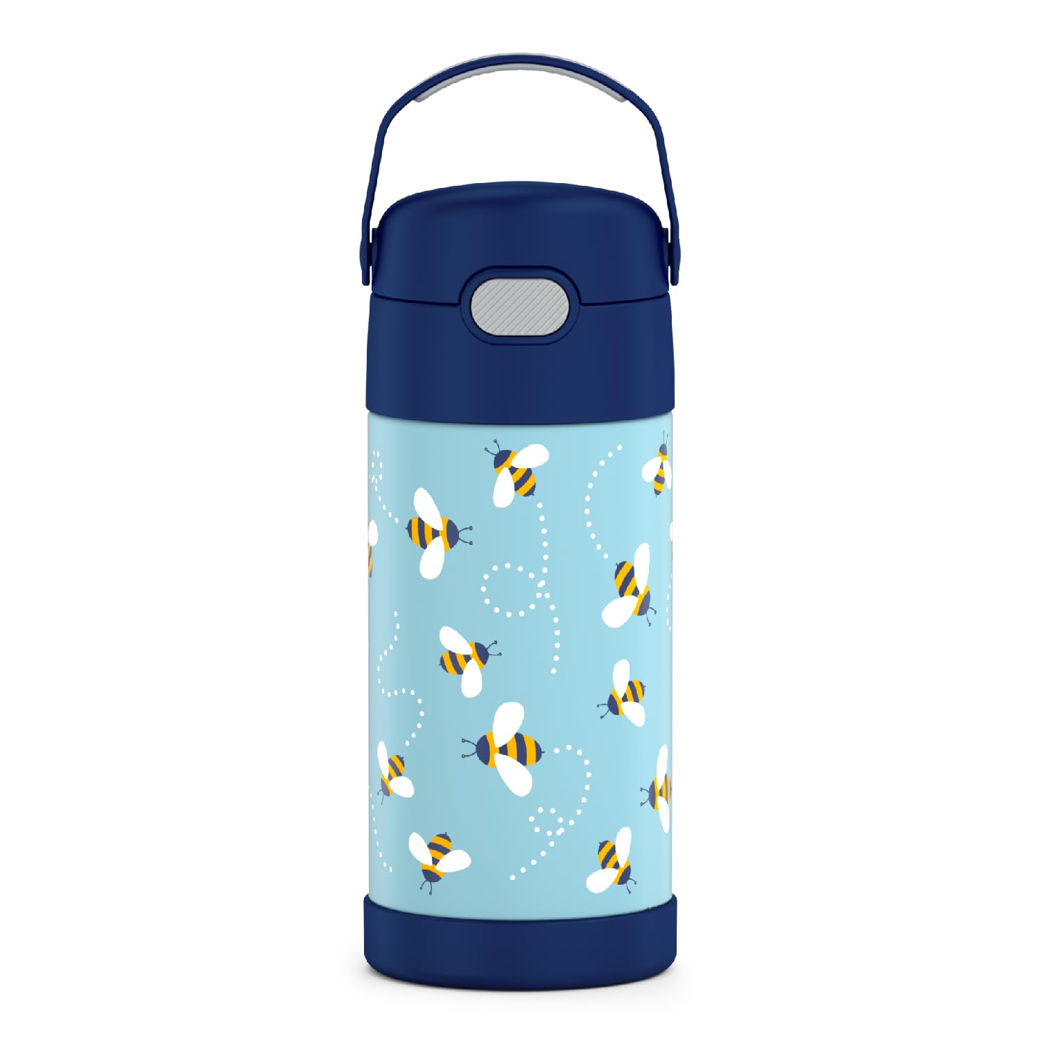 THERMOS FUNTAINER Water Bottle with Straw - 12 Ounce - Kids Stainless Steel Vacuum Insulated Water Bottle with Lid, Animal Presents — view 29