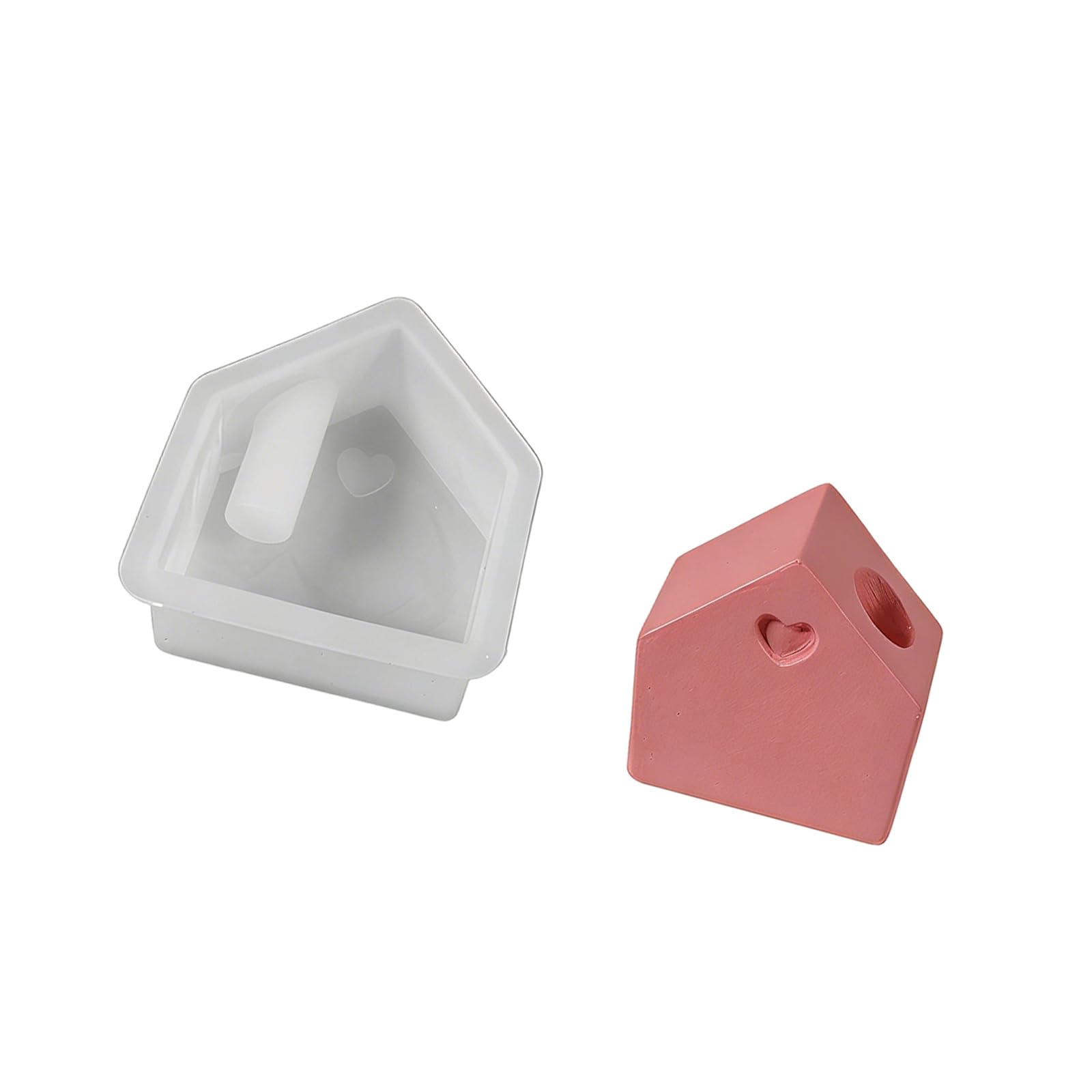 CAZSTYK Floral House Shape Silicone Ideal for Resin Casting and Craft Supplies Artistic Silicone