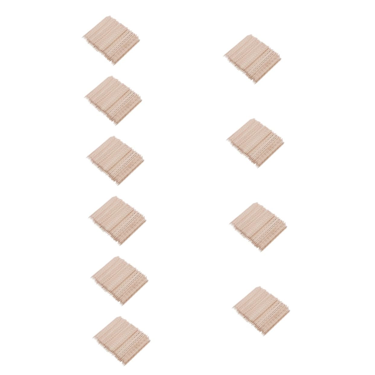 NOLITOY 1000pcs Cuticle Dual-sided Nail Art Tool for Manicure Pedicure Versatile Wood Sticks for Nail Care