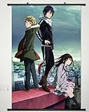 Noragami Wall Scroll Poster Fabric Painting for Anime yato & Iki Hiyori & Yukine 014 L