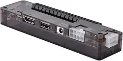 Base externa de placa de vídeo independente para laptop, para mini PCIE, Expresscard, saída de interface de 6 pinos + sem fonte de alimentação