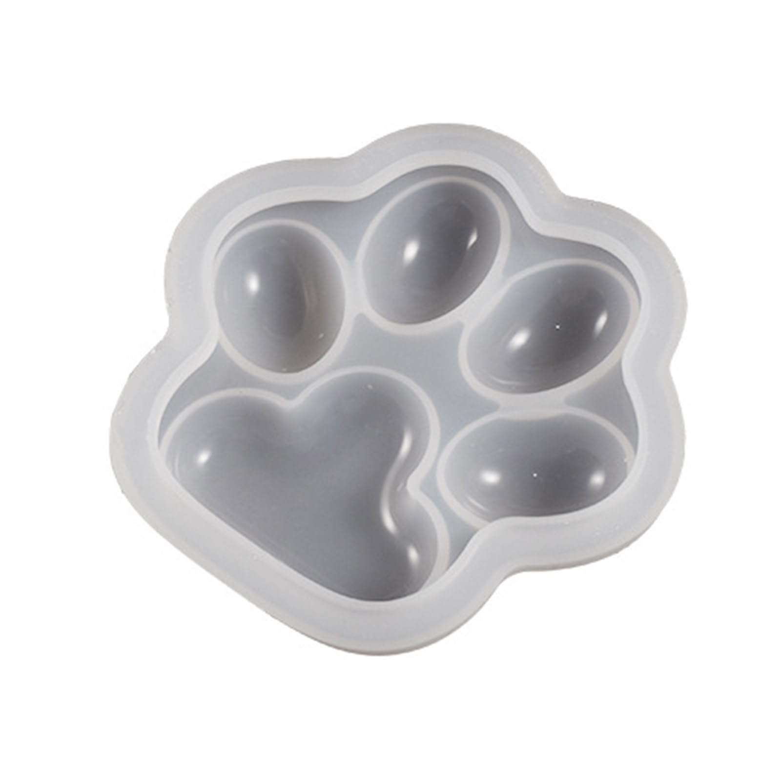 Stampi in silicone a forma di zampa, per candele in resina epossidica, per gioielli, ornamento da tavolo, facile da pulire