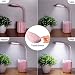 VADIV Lámpara Escritorio Led,Niño Cactus Flexo Lámpara de Mesa con Portalápices de...