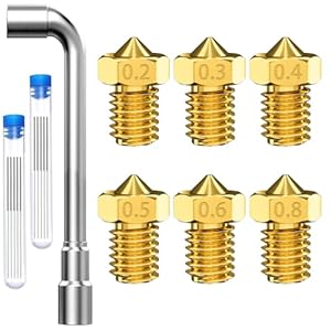Ziamzra SYD-124 3D Drucker Düsen Set