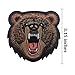 3 Pack Animal Bear Tiger Fox Tactical Morale Patches Embroidered Military Emblem Badge Hook and Loop Patch for Backpack Rucksack Baseball Cap Jackets