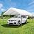 OUTFINE Carport Canopy 12x20 FT Heavy Duty Car Canopy Garage with Removable Sidewalls and Roll-up Ventilated Windows, Tent Stakes x 12, Windproof Ropes x 4, Sandbags x 4 (White (Without Sidewall))