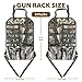Hunthor Truck Gun Rack (Camo-Large, A Pair) and Deer Drag with Wider High-Strength Handle, 900D Sturdy Seat Back Gun Rack, 1100lbs Deer Drag Rope, Easy to Use Deer Hunting Accessories