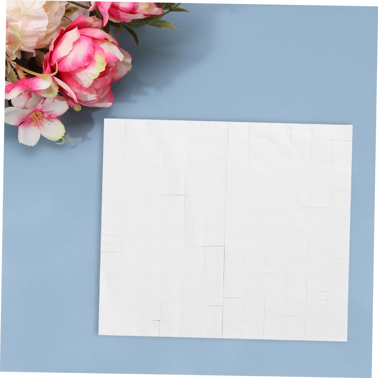 SOESFOUFU Double-sided Adhesive Tape for Nail Art Tools 2 Sheets/624pcs Strong Paste Tape Waterproof Ideal for Manicure Display Strip Board