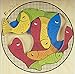 BSM- Puzzle en Bois-Casse-tête Les Poissons, E72511720, Multicolore