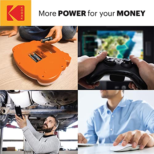 Kodak Alkaline Batteries Aa Size Pack (16), 10 Year Shelf Life, Double A Battery High Performance, 1.5V Mignon Lr06 Mn1500, All Purpose Aa Batteries #TOP3