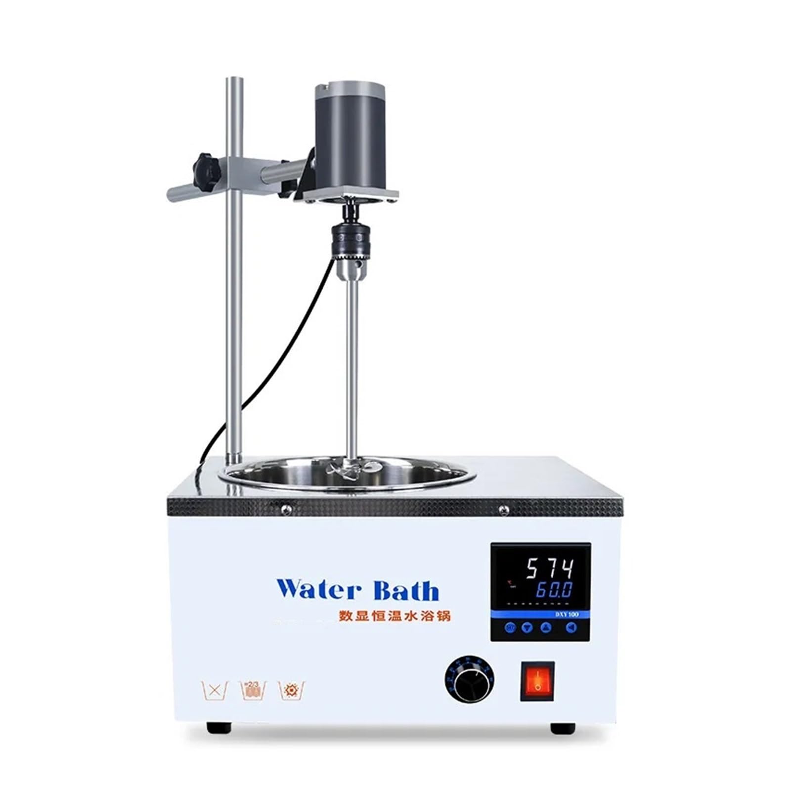 Baño María de laboratorio, Agitador eléctrico for baño de agua, baño de agua eléctrico for tinta y pegamento, baño de agua con temperatura constante temporizada(5L)