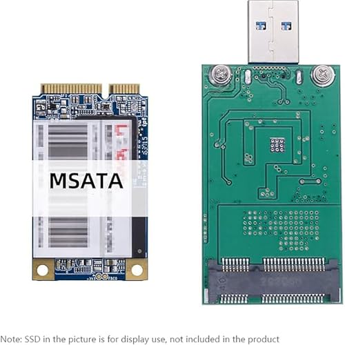 Adaptador mSATA a USB 3.0 con chip ASM225 miniatura 4