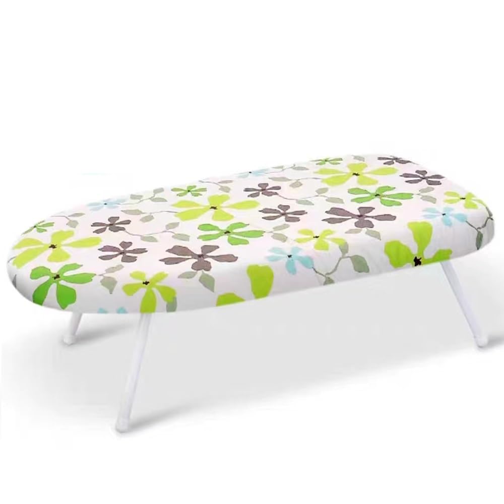 Cubre Tablas, Almohadilla de algodón for Tabla de Planchar de 12 x 36 x 12 x 38 Pulgadas, Funda Ajustable y elástica.(Green,15x45 Inch(120x40 cm))